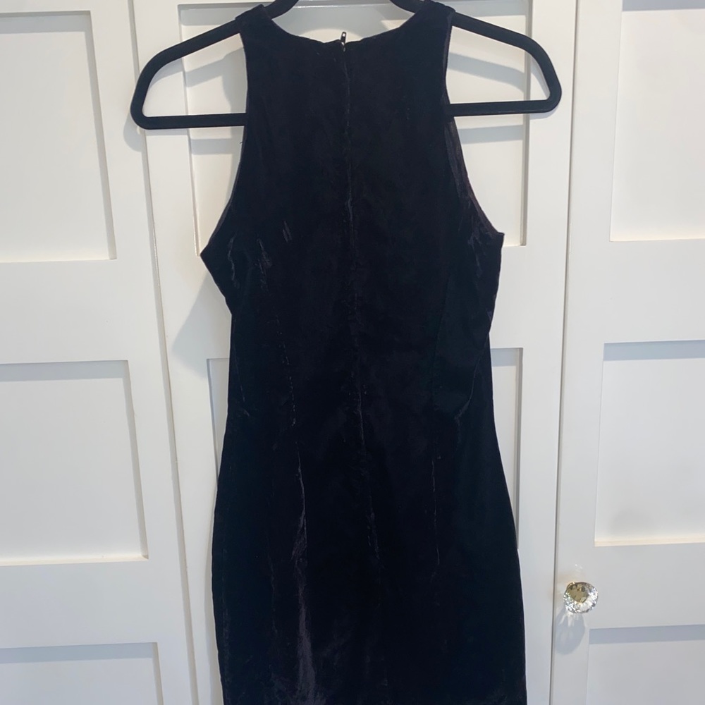 Scott McClintock Vintage Velvet High Neck Mini Dress size 4